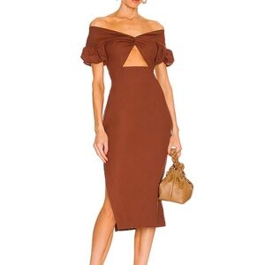 Revolve Yaura Toni Midi Dress size UK8/US4